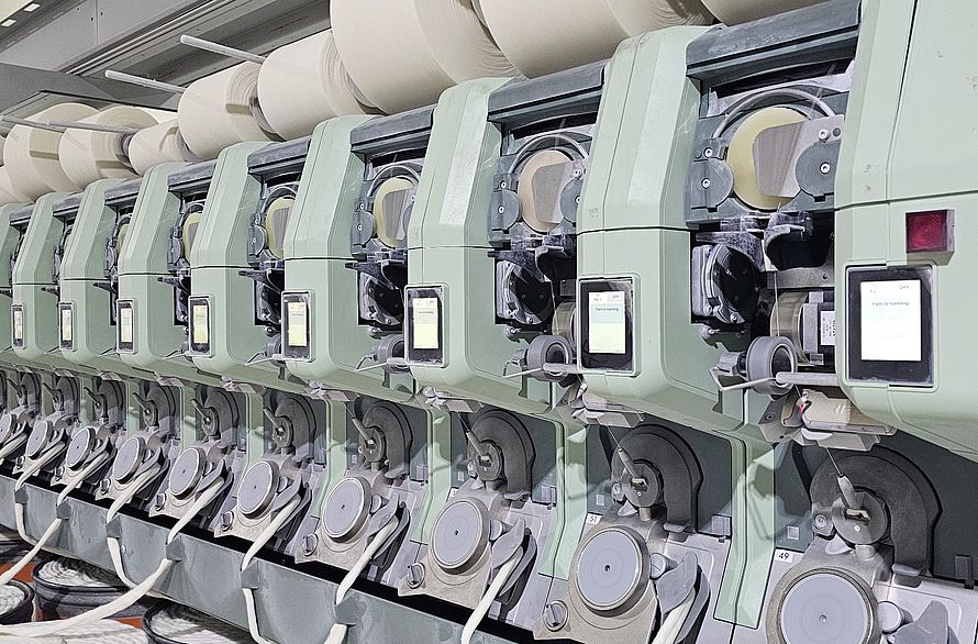 Rieter's rotor spinning machine R 70 at American Cotton
